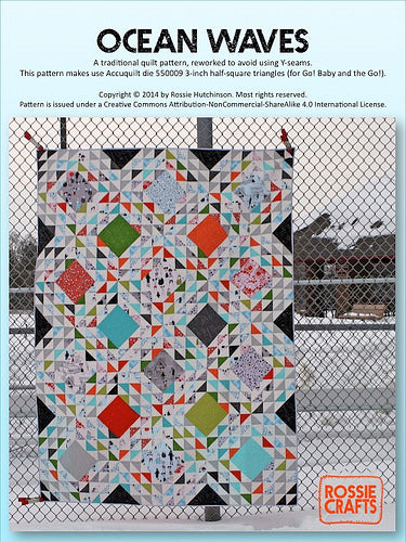 Ocean Waves Quilt Pattern (DIY TUTORIAL)