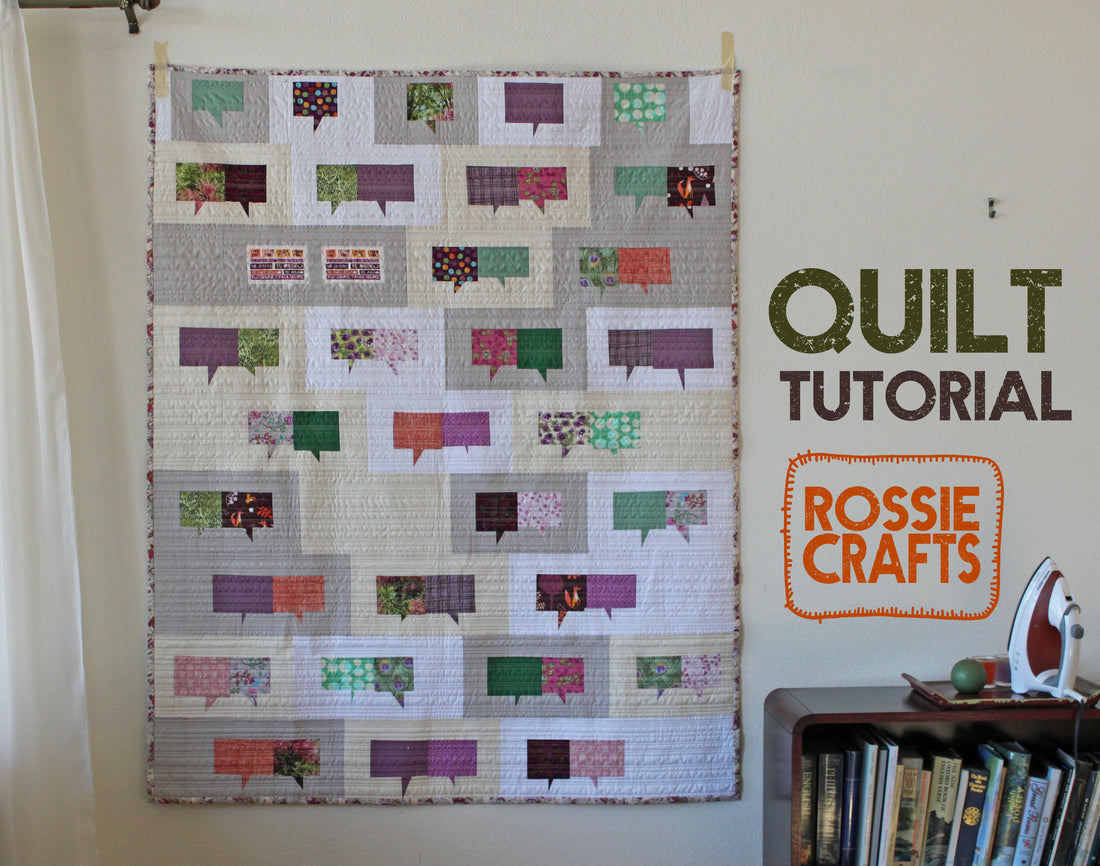 The Conversation Quilt (with tutorial!)