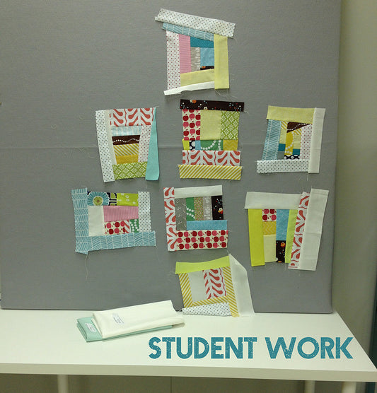 Last night in the classroom at Pink Castle Fabrics