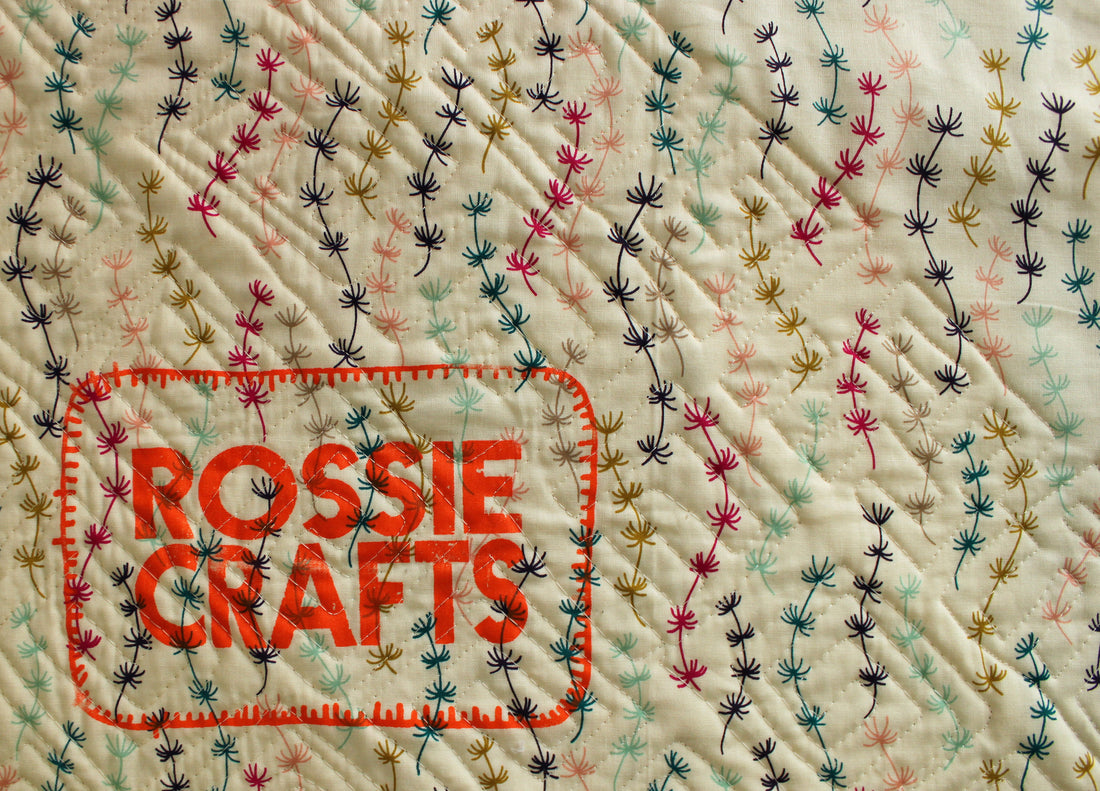 Screenprinted Quilt Label (with tutorial)