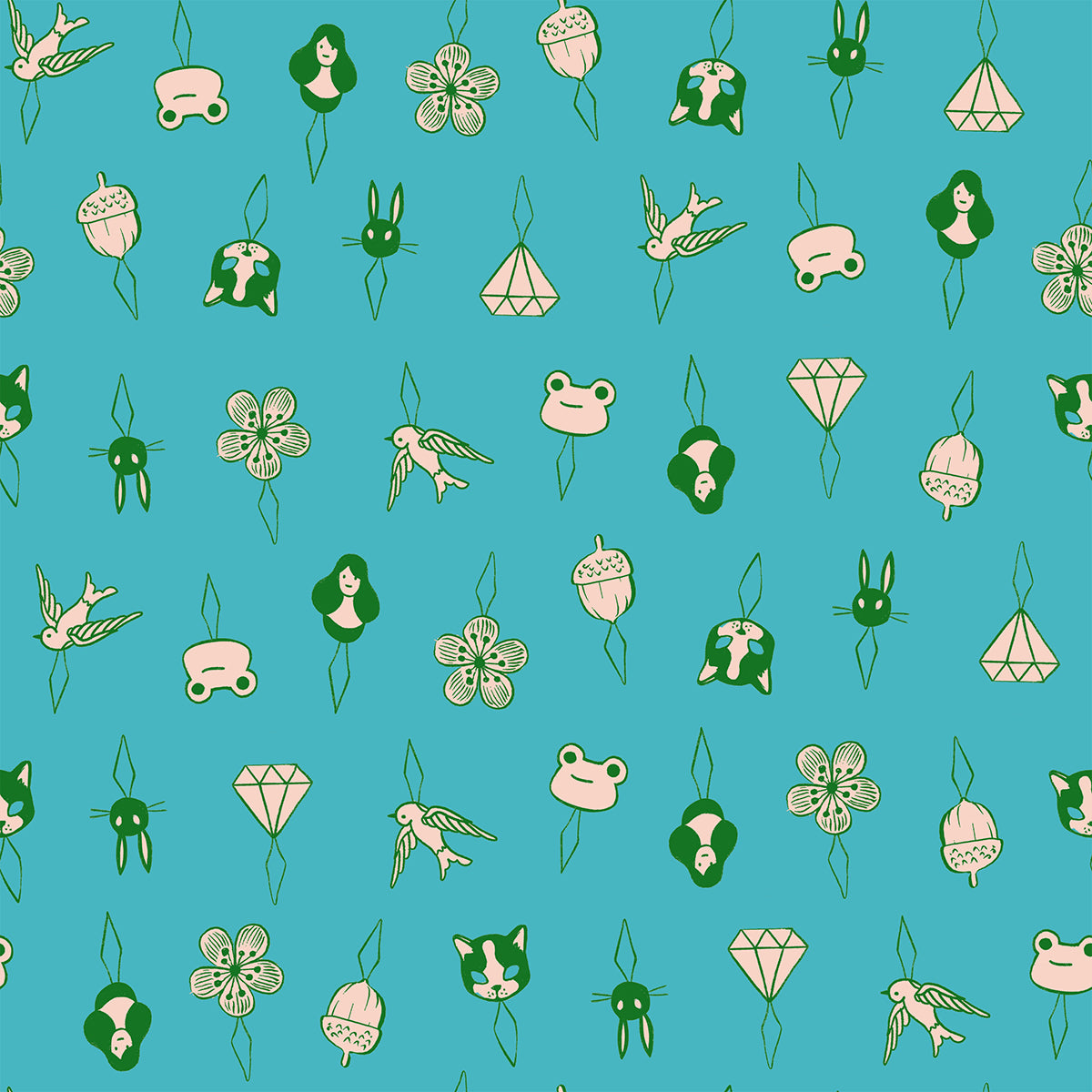 Thread Charms - Turquoise